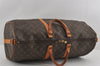 Authentic Louis Vuitton Monogram Keepall Bandouliere 55 M41414 Boston Bag 0878I
