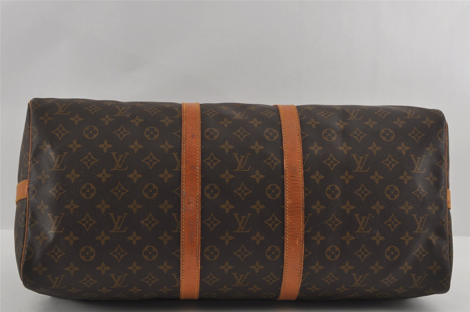 Authentic Louis Vuitton Monogram Keepall Bandouliere 55 M41414 Boston Bag 0878I