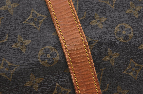 Authentic Louis Vuitton Monogram Keepall Bandouliere 55 M41414 Boston Bag 0878I