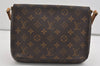 Authentic Louis Vuitton Monogram Musette Tango M51388 Shoulder Cross Bag 0879I