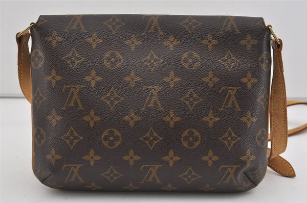 Authentic Louis Vuitton Monogram Musette Tango M51388 Shoulder Cross Bag 0879I