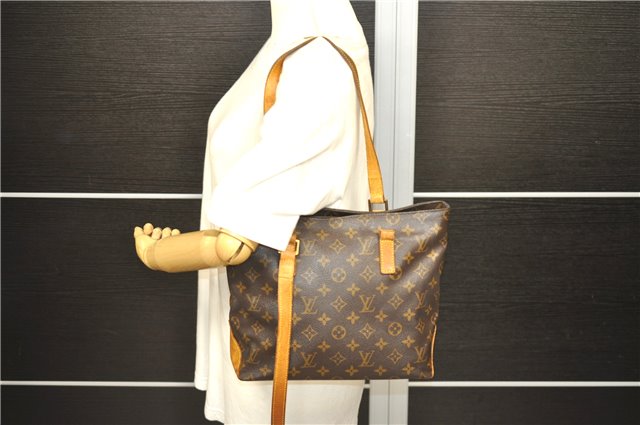 Authentic Louis Vuitton Monogram Cabas Piano Tote Bag M51148 LV Junk 0880D