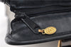 Authentic GUCCI Vintage Sherry Line Tote Hand Bag GG PVC Leather Navy 0880G