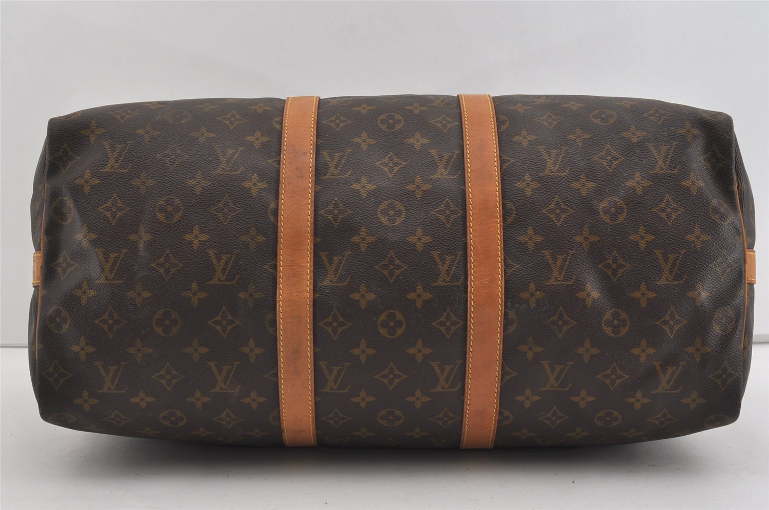 Authentic Louis Vuitton Monogram Keepall Bandouliere 50 M41416 Boston Bag 0880I