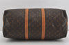 Authentic Louis Vuitton Monogram Keepall Bandouliere 50 M41416 Boston Bag 0880I