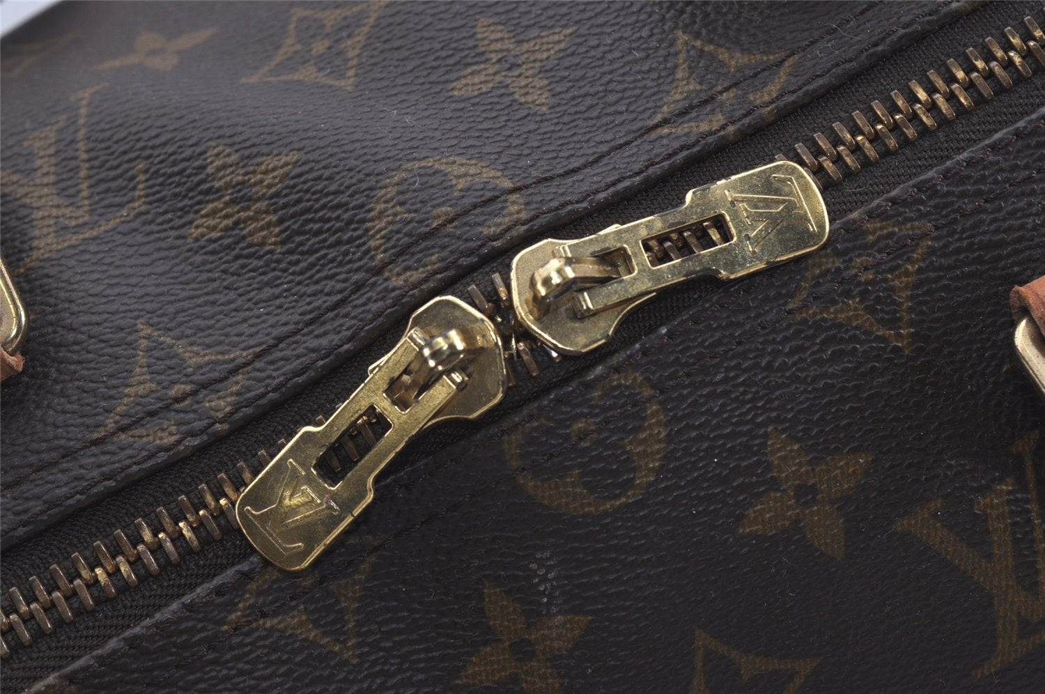 Authentic Louis Vuitton Monogram Keepall Bandouliere 50 M41416 Boston Bag 0880I