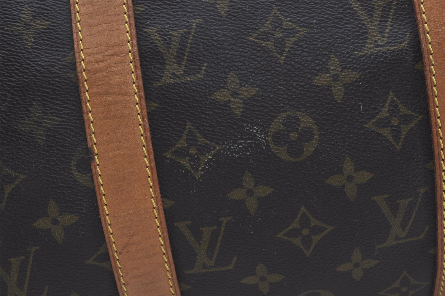 Authentic Louis Vuitton Monogram Keepall Bandouliere 50 M41416 Boston Bag 0880I
