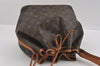 Authentic Louis Vuitton Monogram Petit Noe M42226 Shoulder Drawstring Bag 0881I