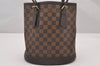 Authentic Louis Vuitton Damier Marais Bucket Shoulder Tote Bag N42240 LV 0882I