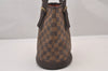 Authentic Louis Vuitton Damier Marais Bucket Shoulder Tote Bag N42240 LV 0882I