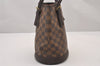Authentic Louis Vuitton Damier Marais Bucket Shoulder Tote Bag N42240 LV 0882I