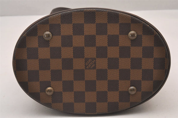 Authentic Louis Vuitton Damier Marais Bucket Shoulder Tote Bag N42240 LV 0882I
