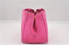 Authentic PRADA Canapa SS 2Way Shoulder Hand Bag Canvas Pink 0883G