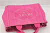 Authentic PRADA Canapa SS 2Way Shoulder Hand Bag Canvas Pink 0883G