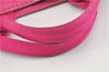 Authentic PRADA Canapa SS 2Way Shoulder Hand Bag Canvas Pink 0883G