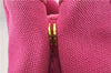 Authentic PRADA Canapa SS 2Way Shoulder Hand Bag Canvas Pink 0883G