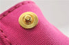 Authentic PRADA Canapa SS 2Way Shoulder Hand Bag Canvas Pink 0883G