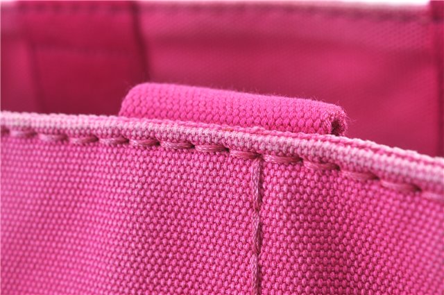 Authentic PRADA Canapa SS 2Way Shoulder Hand Bag Canvas Pink 0883G