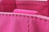 Authentic PRADA Canapa SS 2Way Shoulder Hand Bag Canvas Pink 0883G