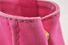 Authentic PRADA Canapa SS 2Way Shoulder Hand Bag Canvas Pink 0883G