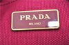 Authentic PRADA Canapa SS 2Way Shoulder Hand Bag Canvas Pink 0883G