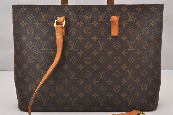 Authentic Louis Vuitton Monogram Luco Shoulder Tote Bag M51155 LV Junk 0883I