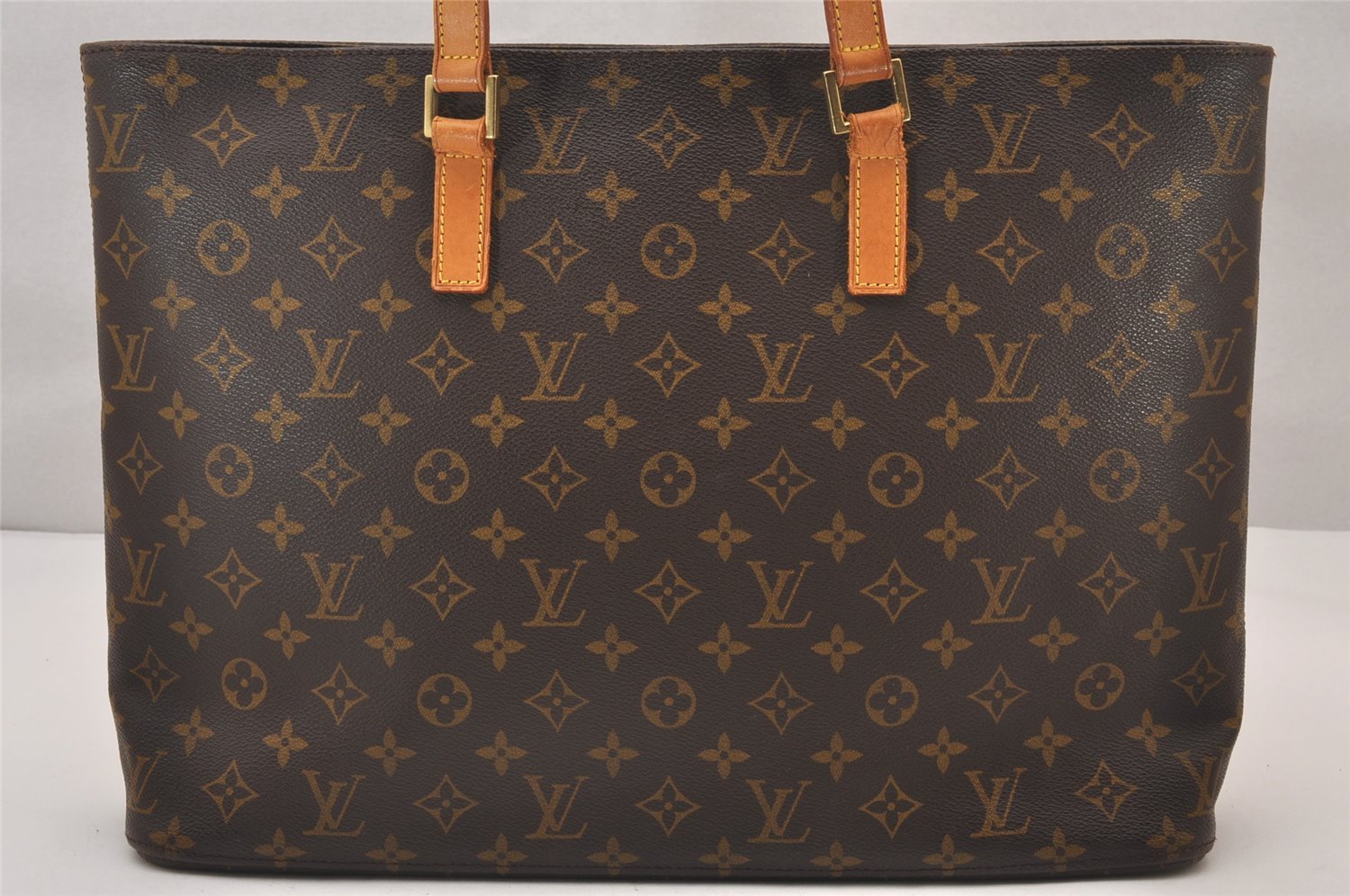 Authentic Louis Vuitton Monogram Luco Shoulder Tote Bag M51155 LV Junk 0883I