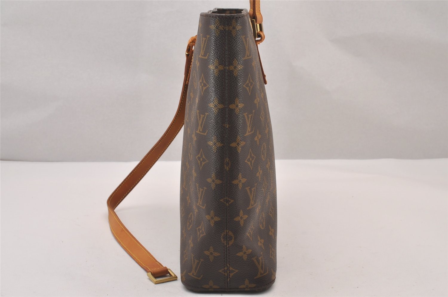 Authentic Louis Vuitton Monogram Luco Shoulder Tote Bag M51155 LV Junk 0883I