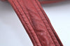 Authentic BOTTEGA VENETA Intrecciato Leather Shoulder Cross Body Bag Red 0884G