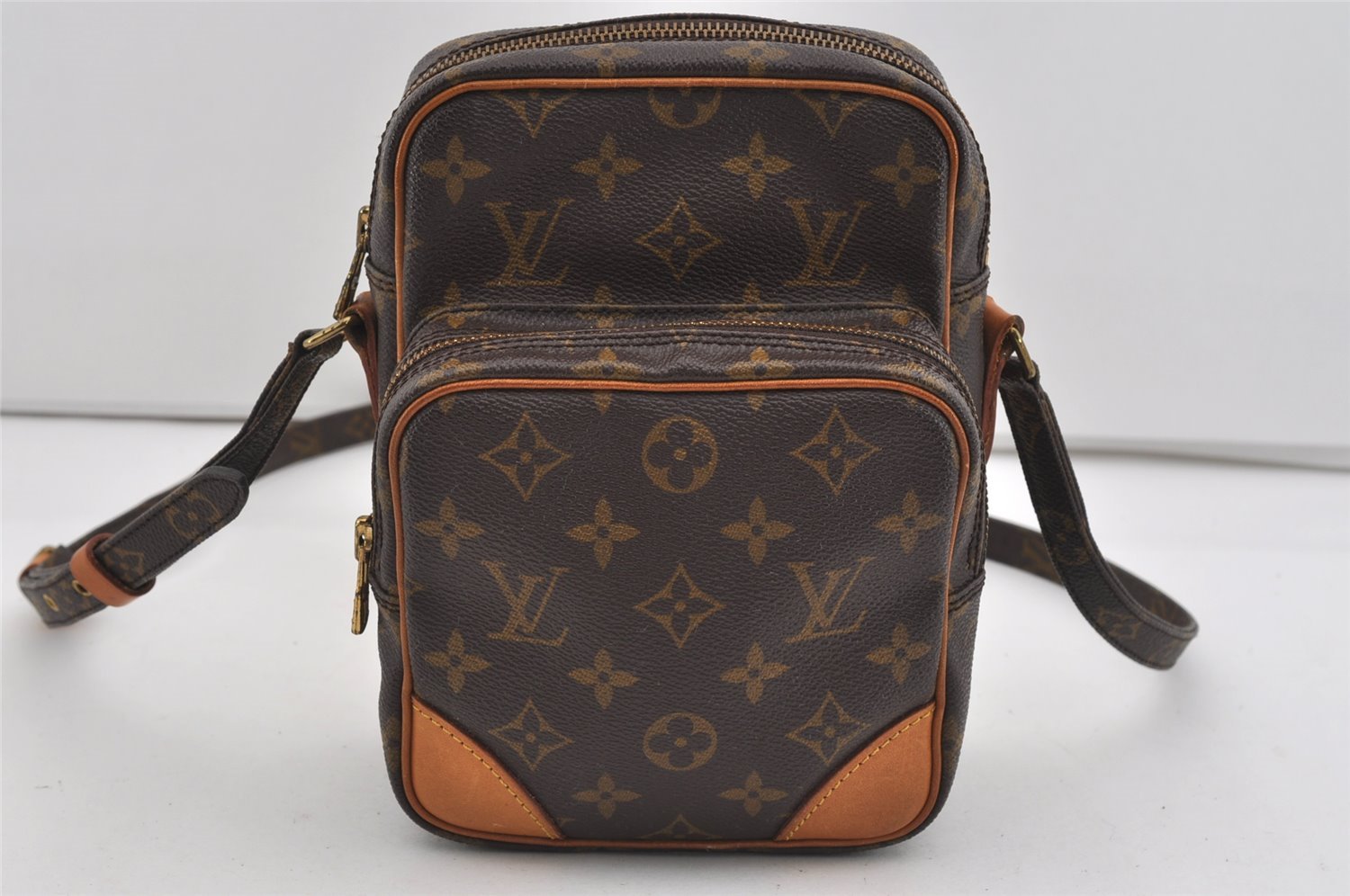 Authentic Louis Vuitton Monogram Amazone Shoulder Cross Body Bag M45236 LV 0884I