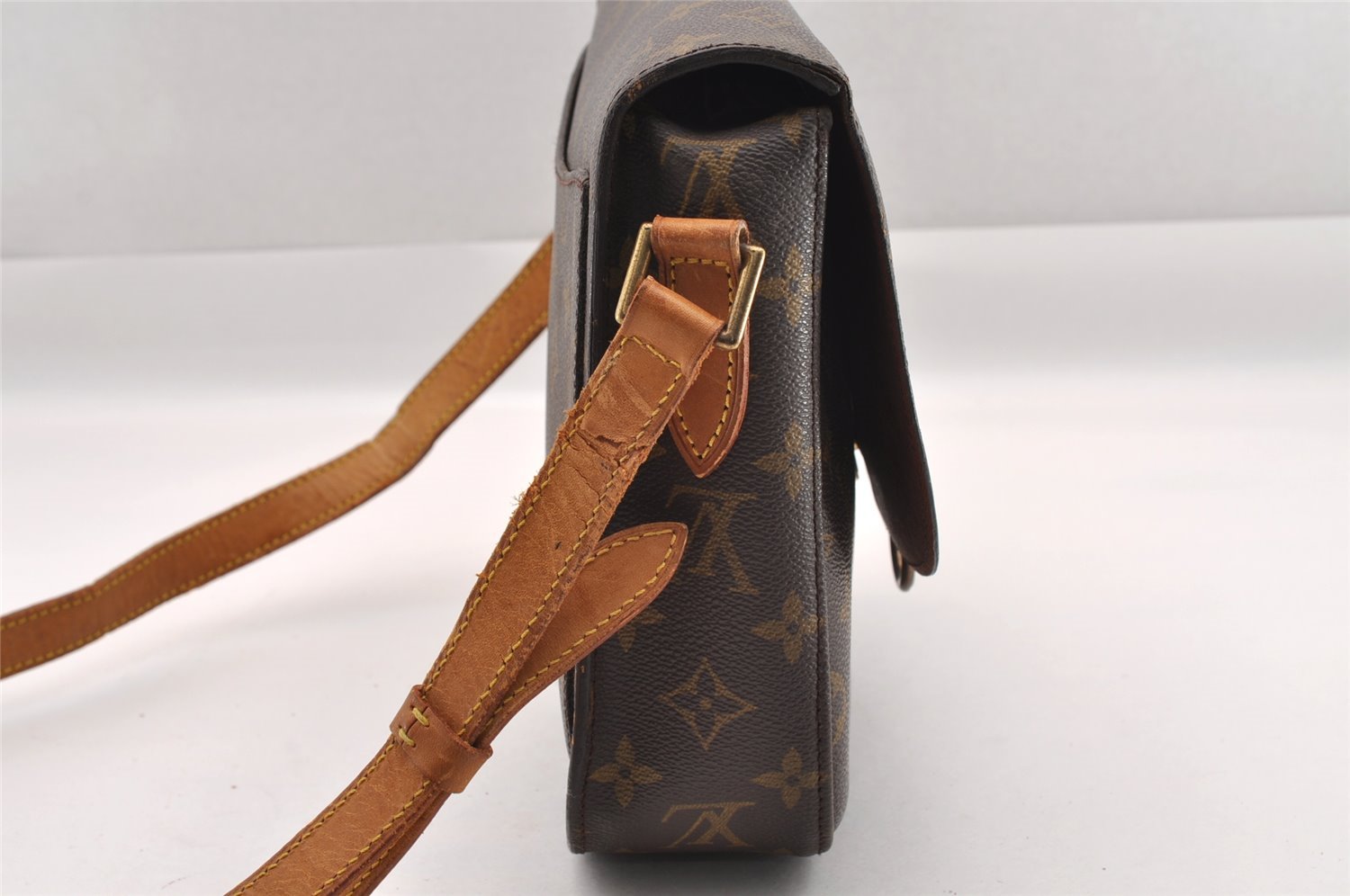 Authentic Louis Vuitton Monogram Saint Cloud GM M51242 Shoulder Cross Bag 0887I