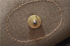Authentic GUCCI Web Sherry Line Shoulder Tote Bag GG PVC Leather Brown 0888G
