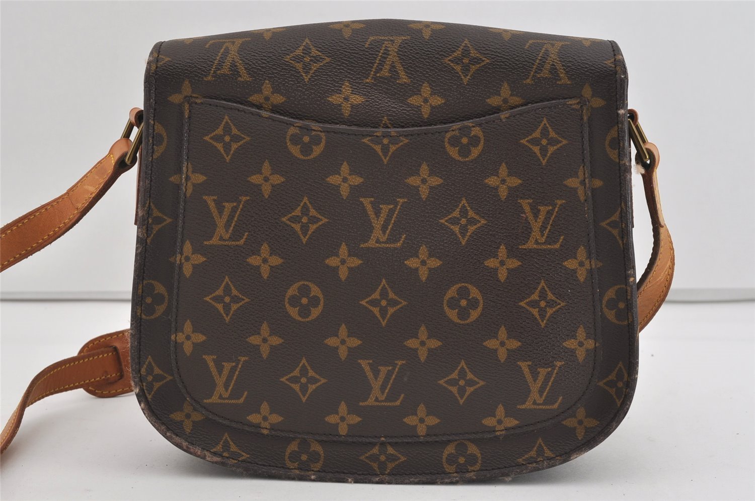 Authentic Louis Vuitton Monogram Saint Cloud GM M51242 Shoulder Cross Bag 0888I