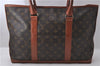 Auth Louis Vuitton Monogram Sac Weekend PM Vintage Tote Hand Bag M42425 LV 0889D