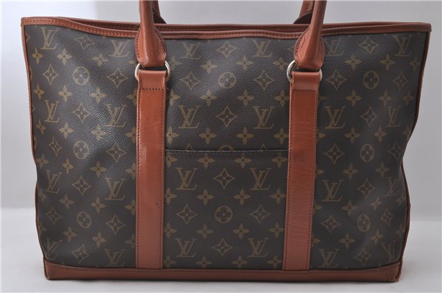 Auth Louis Vuitton Monogram Sac Weekend PM Vintage Tote Hand Bag M42425 LV 0889D