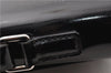 Authentic GUCCI Vintage Briefcase Business Bag Enamel Black 0889G
