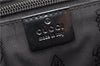 Authentic GUCCI Vintage Briefcase Business Bag Enamel Black 0889G