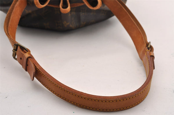 Authentic Louis Vuitton Monogram Noe Shoulder Drawstring Bag M42224 LV 0889I
