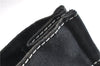 Authentic HERMES Deauville PM Hand Tote Bag Canvas Black 0890G