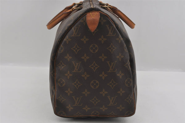 Authentic Louis Vuitton Monogram Speedy 40 Hand Boston Bag M41522 LV 0891I