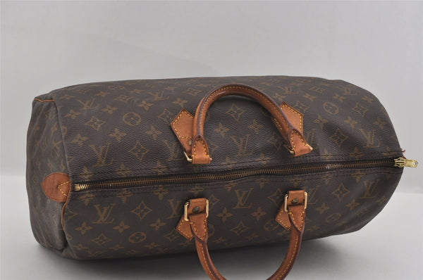 Authentic Louis Vuitton Monogram Speedy 40 Hand Boston Bag M41522 LV 0891I