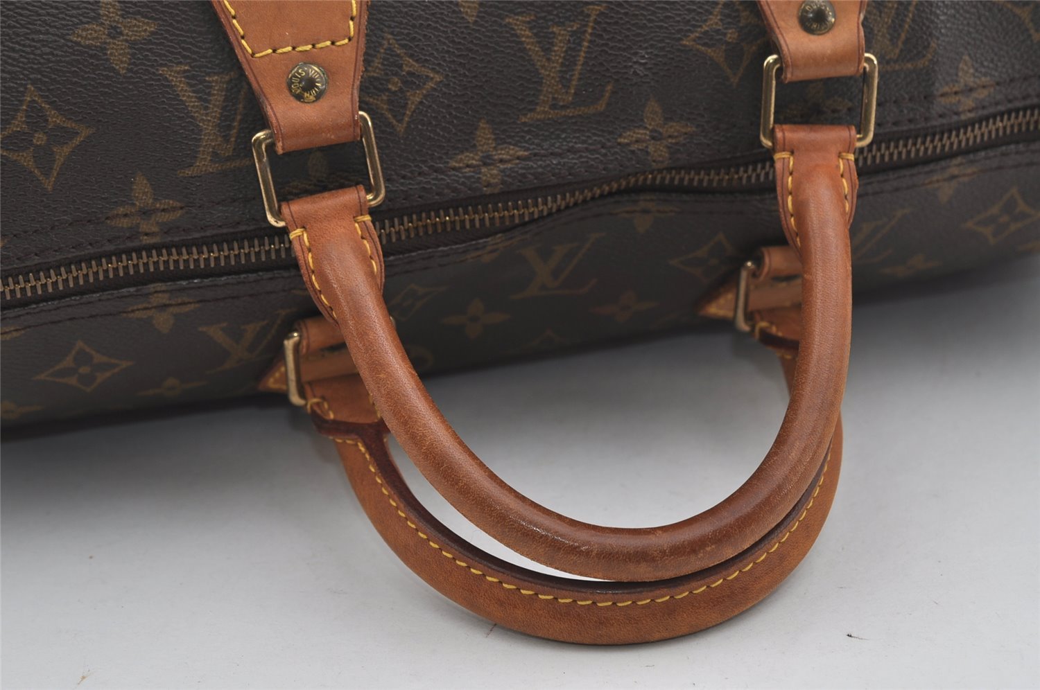 Authentic Louis Vuitton Monogram Speedy 40 Hand Boston Bag M41522 LV 0891I