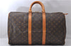 Authentic Louis Vuitton Monogram Keepall 45 Boston Bag M41428 LV 0892D