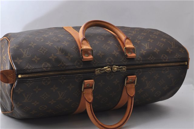 Authentic Louis Vuitton Monogram Keepall 45 Boston Bag M41428 LV 0892D