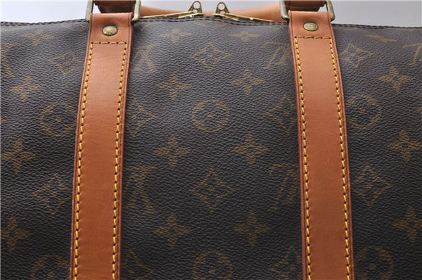 Authentic Louis Vuitton Monogram Keepall 45 Boston Bag M41428 LV 0892D