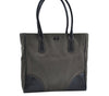 Authentic PRADA Vintage Canvas Leather Shoulder Tote Bag Khaki Green Black 0893G