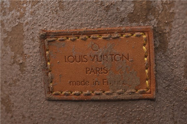 Authentic Louis Vuitton Monogram Sac Plat Hand Bag M51140 LV 0894D