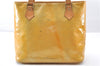 Authentic Louis Vuitton Vernis Houston Shoulder Hand Bag Yellow M91053 LV 0894G