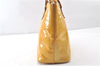 Authentic Louis Vuitton Vernis Houston Shoulder Hand Bag Yellow M91053 LV 0894G