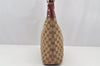 Authentic GUCCI Shoulder Hand Bag Purse GG Canvas Leather 115003 Brown 0894I